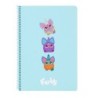 Libreta Furby Azul cielo A4 80 Hojas