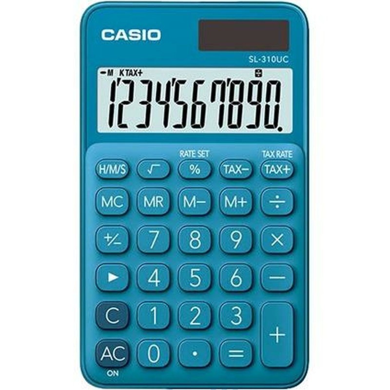 Calculadora Casio SL-310UC-BU Azul Plástico 7 x 0,8 x 11,8 cm