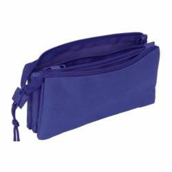 Portatodo Triple Atlético Madrid Azul oscuro 22 x 12 x 3 cm
