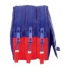Portatodo Triple Atlético Madrid Azul Blanco Rojo 21,5 x 10 x 8 cm