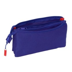 Portatodo Triple Atlético Madrid Azul Blanco Rojo 22 x 12 x 3 cm