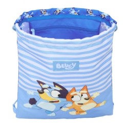 Bolsa Mochila con Cuerdas Bluey Let's play Azul 26 x 34 x 1 cm