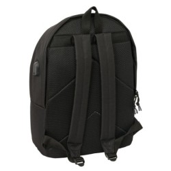 Mochila Escolar Atlético Madrid Negro 31 x 44 x 18 cm