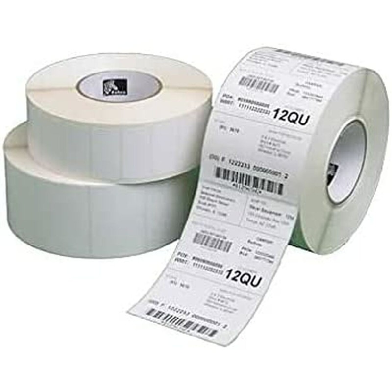Etiquetas para Impresora Zebra 3012912-T Blanco Rectangular Ø 19 mm Etiquetas para Impresora Zebra 3012912-T Blanco Rectangular Ø 19 mm