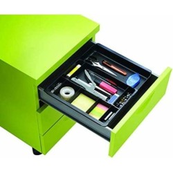 Organizador de Cajones Exacompta DRAWINSERT 24,6 x 29,8 x 3,6 cm Plástico Negro (6 Unidades)