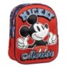 Mochila Escolar Mickey Mouse Rojo 25 x 31 x 10 cm