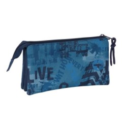 Portatodo Safta New edition Azul marino 22 x 12 x 3 cm