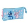 Portatodo Lilo & Stitch Happy Azul cielo 22 x 12 x 3 cm
