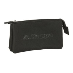 Portatodo Kappa Negro Negro 22 x 12 x 3 cm