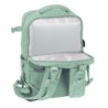 Mochila Escolar Safta Verde pastel Azul