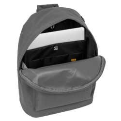 Mochila Escolar Kappa kappa basics Gris 31 x 41 x 16 cm