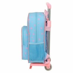 Mochila Escolar Lilo & Stitch Happy Azul cielo 26 x 11 x 67 cm 26 x 34 x 11 cm
