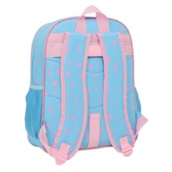Mochila Escolar Lilo & Stitch Happy Azul cielo 32 x 38 x 12 cm