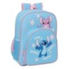 Mochila Escolar Lilo & Stitch Happy Azul cielo 32 x 38 x 12 cm