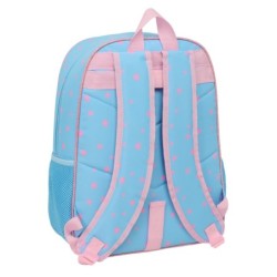Mochila Escolar Lilo & Stitch Happy Azul cielo 33 x 42 x 14 cm