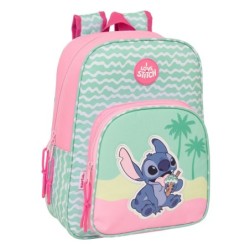 Mochila Escolar Lilo & Stitch Ice cream Rosa 26 x 34 x 11 cm