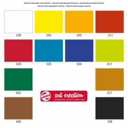 Set de Pinturas Acuarela Talens Art Creation POCKET BOX