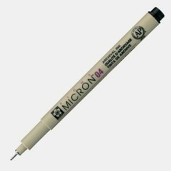 Rotuladores Talens Sakura PIGMA MICRON 04 Negro (12 Unidades)