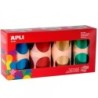Pegatinas Apli Gomets Multicolor Redondo 4 Piezas (2 Unidades)