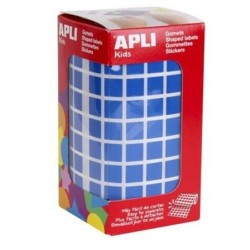 Pegatinas Apli Gomets Azul Cuadrado (36 Unidades)