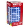 Pegatinas Apli Gomets Azul Cuadrado (36 Unidades)