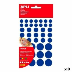 Pegatinas Apli Gomets Multicolor Geométrico 20 Hojas (10 Unidades)