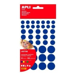 Pegatinas Apli Gomets Multicolor Geométrico 20 Hojas (10 Unidades)