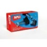 Pinzas Apli Negro Plateado 51 mm (36 Unidades)