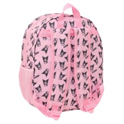 Mochila Escolar Kuromi Rosa 27 x 33 x 10 cm