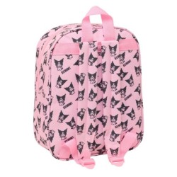 Mochila Escolar Kuromi Rosa 22 x 27 x 10 cm