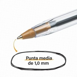 Set de Bolígrafos Bic Cristal Original 516345 Negro