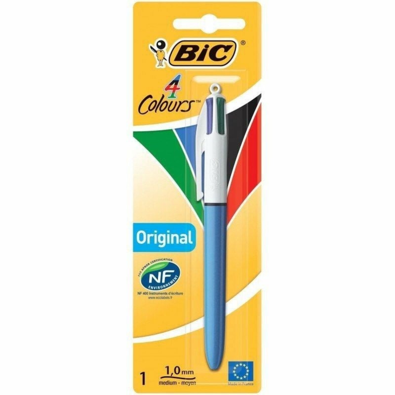 Boligrafo de tinta líquida Bic 802077 Azul Blanco Multicolor