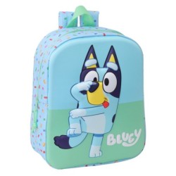 Mochila Escolar Bluey Azul 22 x 27 x 10 cm