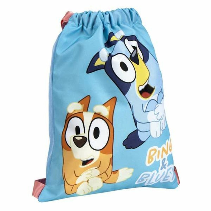 Bolsa Mochila con Cuerdas Bluey Azul 27 x 33 cm Bolsa Mochila con Cuerdas Bluey Azul 27 x 33 cm