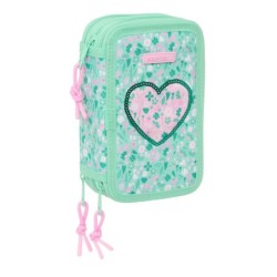 Portatodo Safta Cuore Menta 12,5 x 19,5 x 5,5 cm 37 Piezas