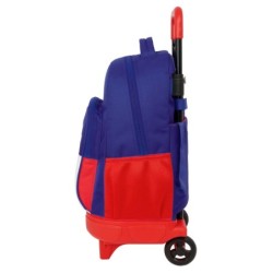 Mochila Escolar Atlético Madrid Azul Blanco Rojo 33 x 45 x 22 cm