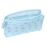 Portatodo Triple Mickey Mouse Clubhouse Baby Azul claro 22 x 12 x 3 cm