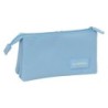 Portatodo Triple El Ganso Cerulean Azul 22 x 12 x 3 cm