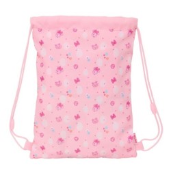 Bolsa Mochila con Cuerdas Minnie Mouse Baby Rosa 26 x 34 x 1 cm