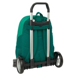 Mochila Escolar con Ruedas Real Betis Balompié Verde 32 x 43 x 14 cm