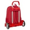 Mochila Escolar con Ruedas Sevilla Fútbol Club Rojo 32 x 43 x 14 cm