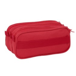 Portatodo Triple Sevilla Fútbol Club Rojo 21,5 x 10 x 8 cm