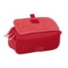 Portatodo Triple Sevilla Fútbol Club Rojo 21,5 x 10 x 8 cm