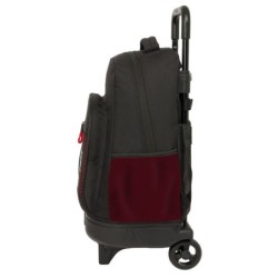 Mochila Escolar con Ruedas Munich Vulcan Negro 33 x 45 x 22 cm