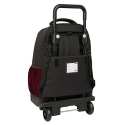 Mochila Escolar con Ruedas Munich Vulcan Negro 33 x 45 x 22 cm