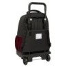 Mochila Escolar con Ruedas Munich Vulcan Negro 33 x 45 x 22 cm