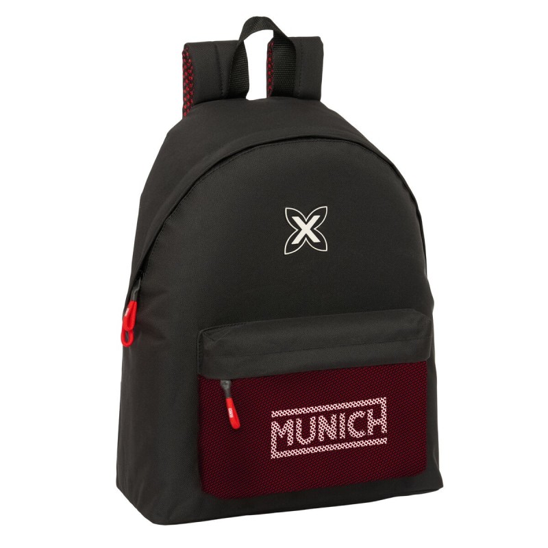 Mochila Escolar Munich Vulcan Negro 33 x 42 x 15 cm