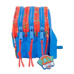 Portatodo Triple The Paw Patrol Cool Azul Rojo 21,5 x 10 x 8 cm