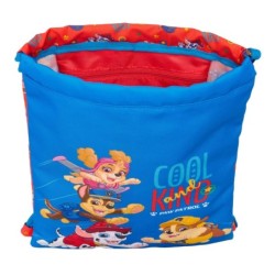 Bolsa Mochila con Cuerdas The Paw Patrol Cool Azul Rojo 26 x 34 x 1 cm