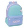 Mochila Escolar Munich Mellow Azul Rosa Celeste 30 x 46 x 14 cm